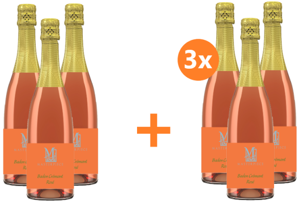 Masterpiece Baden Cremant Rose Sekt Brut 2020 | Aktion 3+3